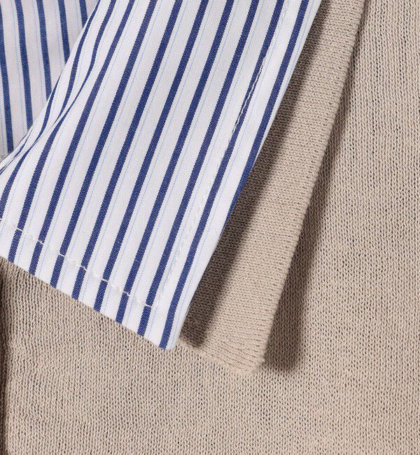 SHIPS for women「【WEB限定】〈手洗い可能〉ダブルカラー ショート スリーブ ポロ」|ポロシャツ|