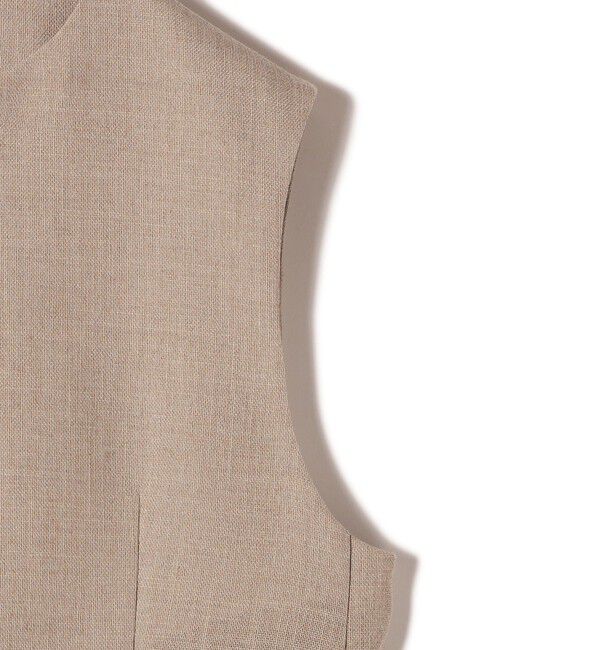 SHIPS for women「《予約》Wai＋:〈手洗い可能〉リネン ライク ベスト」|ベスト・ジレ|