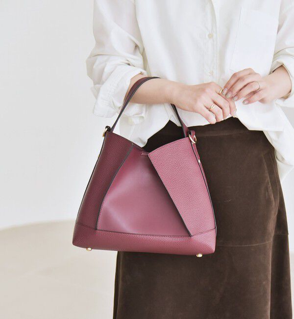 quaranciel「《一部追加予約》quaranciel: 2way コンビ ワンハンドル ショルダー バッグ」|ショルダー・メッセンジャー|