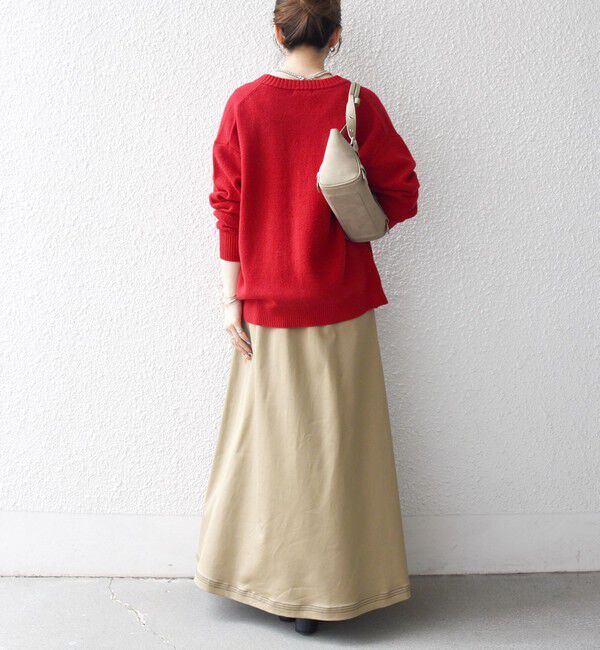 SHIPS any「SHIPS any:〈手洗い可能〉AQUA カシミヤ ミックス スキッパー カーディガン」|カーディガン|