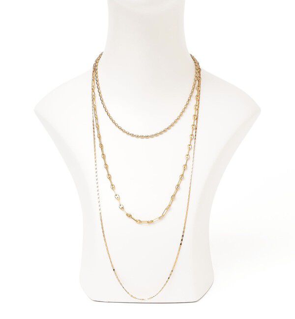 SHIPS for women「in mood:マルチ リンク チェーン ネックレス」|ネックレス|