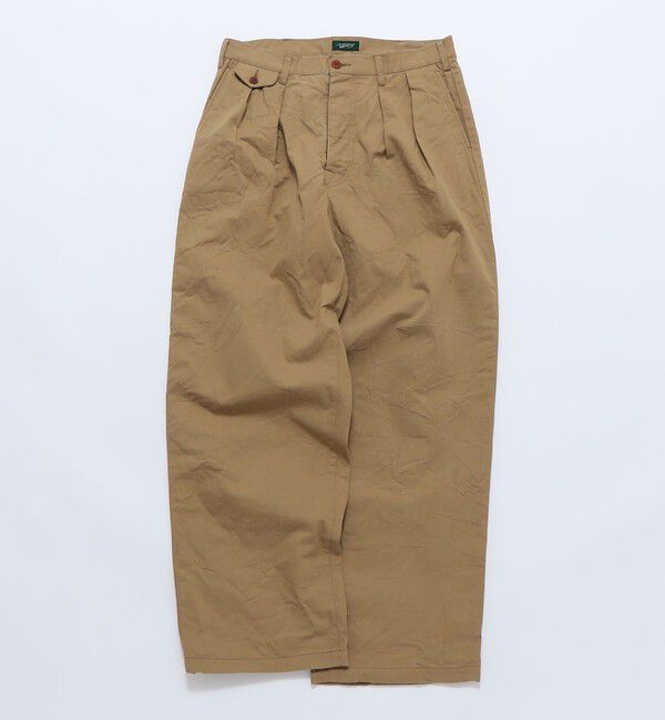 SHIPS「TAKE&SONS: CHINO 2PLEATS TROUSERS」|チノ|カーキ
