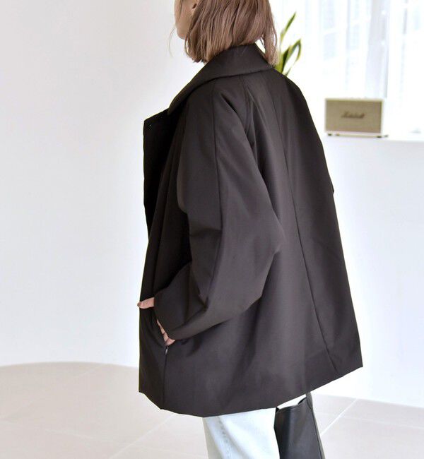 quaranciel「quaranciel:〈撥水加工〉中綿 テーラード ミドル Wボタン ジャケット コート」|その他|