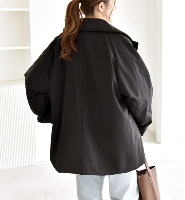 quaranciel「quaranciel:〈撥水加工〉中綿 テーラード ミドル Wボタン ジャケット コート」|その他|