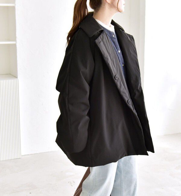 quaranciel「quaranciel:〈撥水加工〉中綿 テーラード ミドル Wボタン ジャケット コート」|その他|