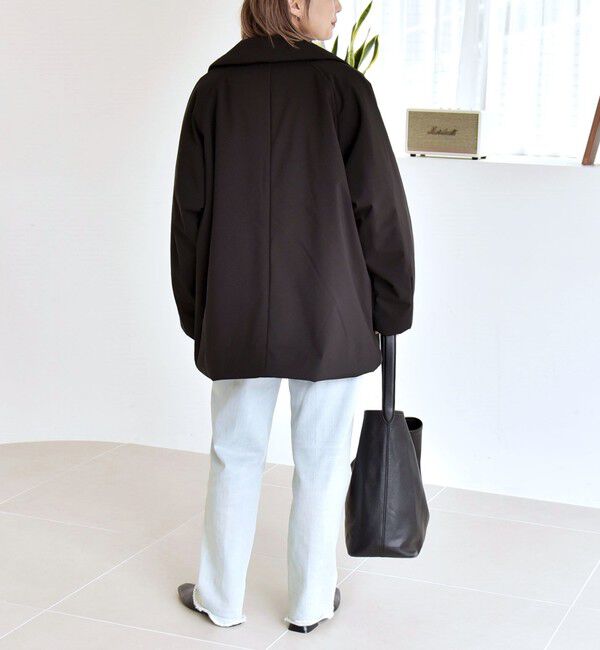quaranciel「quaranciel:〈撥水加工〉中綿 テーラード ミドル Wボタン ジャケット コート」|その他|