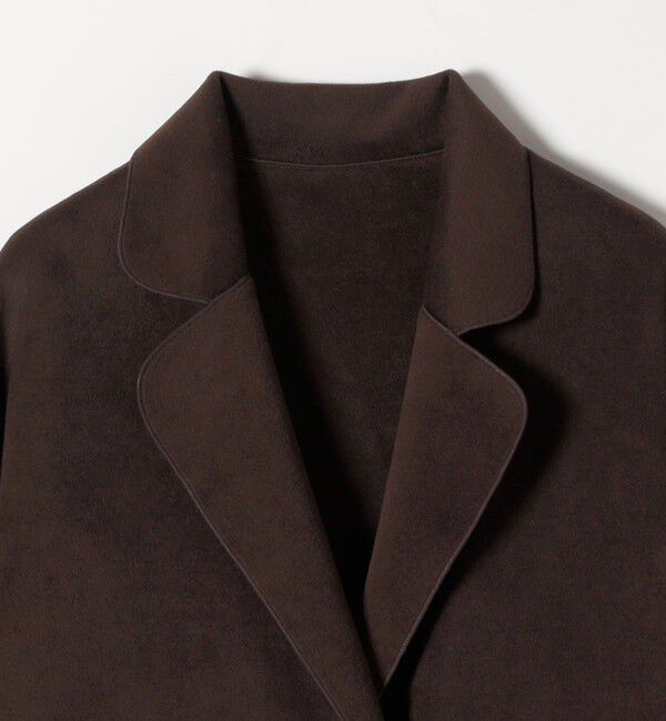 quaranciel「quaranciel: ダブル パイル ニット ロング チェスター コート」|チェスターコート|