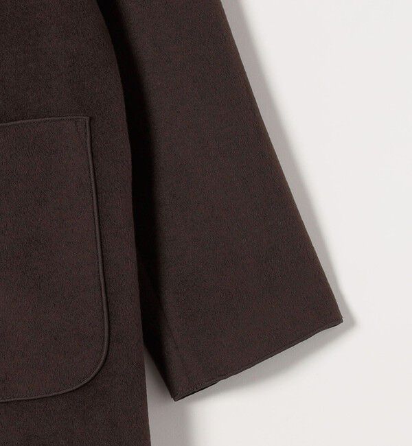 quaranciel「quaranciel: ダブル パイル ニット ロング チェスター コート」|チェスターコート|