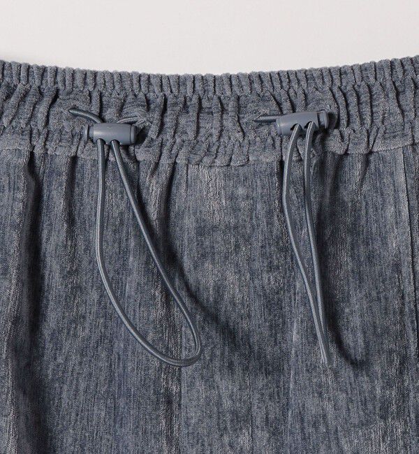 quaranciel「quaranciel:〈洗濯機可能〉ポリエステル ベロア Iライン イージー スカート」|スカート|