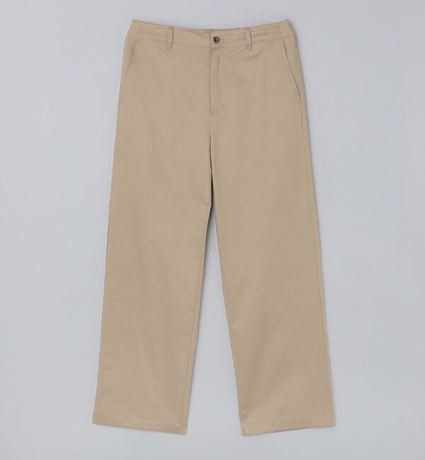 SHIPS「City Ambient Products: ストレート バギー チノ パンツ」|チノ|ベージュ
