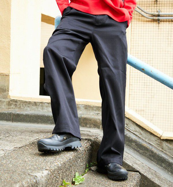 SHIPS「City Ambient Products: ストレート バギー チノ パンツ」|チノ|