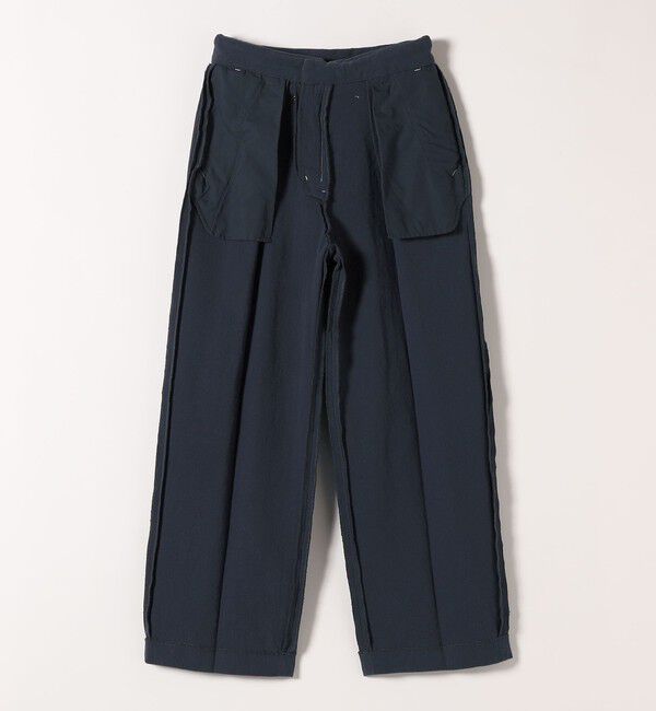 SHIPS any「SHIPS any:〈洗濯機可能〉カルゼ ターンバック ハイウエスト テーパード パンツ」|その他|