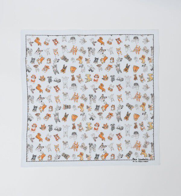 SHIPS「【City Ambient Products別注】Ben Lenovitz: ハンカチーフ」|ハンカチ|