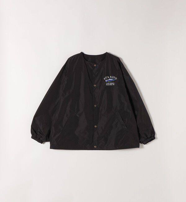 SHIPS any「PARROTT CANVAS:〈洗濯機可能〉ノーカラー ジャケット」|ノーカラージャケット|ブラック