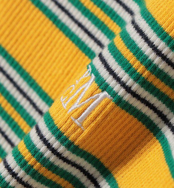 SHIPS any「PARROTT CANVAS:〈洗濯機可能〉マルチ ボーダー ロングスリーブ ポロ シャツ」|ポロシャツ|