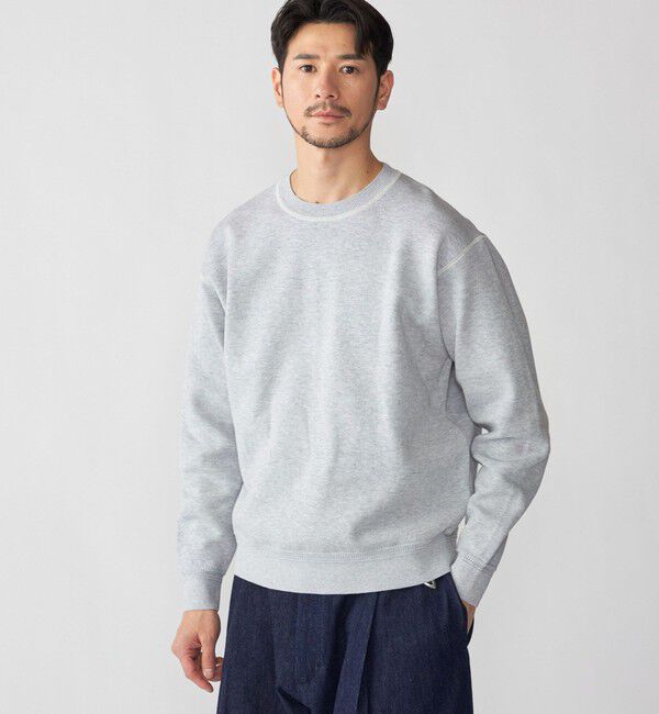 SHIPS「SHIPS: 〈手洗い可能〉ヒートボンディング ニット スウェット」|ニット・セーター|