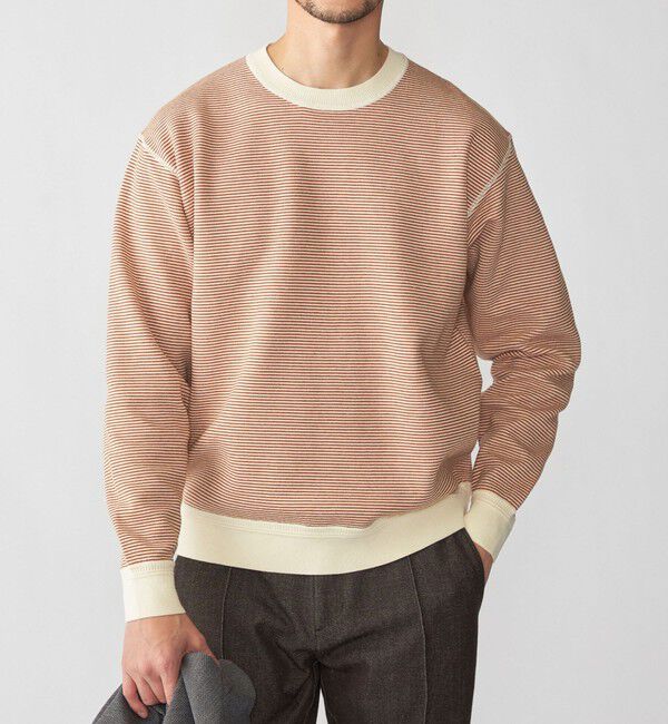 SHIPS「SHIPS: 〈手洗い可能〉ヒートボンディング ニット スウェット」|ニット・セーター|ブラウン