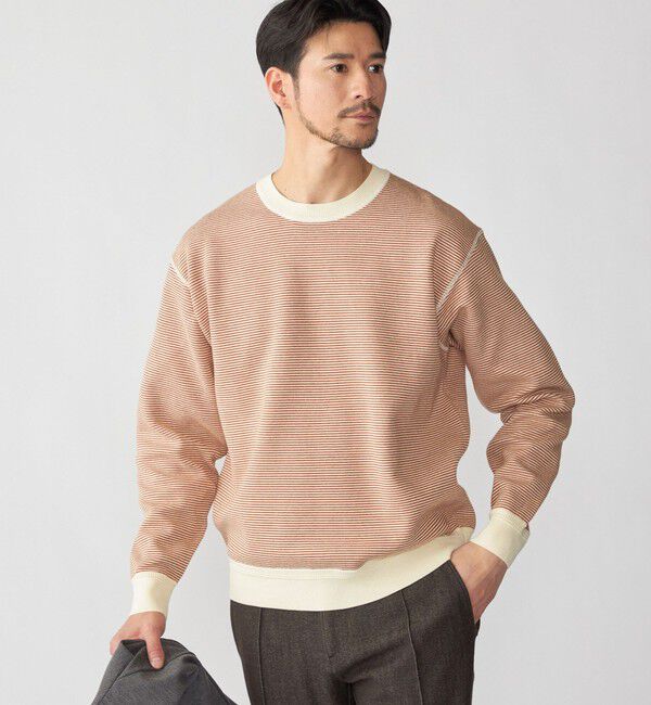 SHIPS「SHIPS: 〈手洗い可能〉ヒートボンディング ニット スウェット」|ニット・セーター|