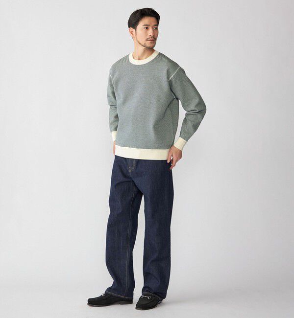 SHIPS「SHIPS: 〈手洗い可能〉ヒートボンディング ニット スウェット」|ニット・セーター|