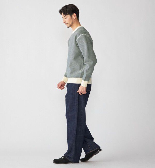 SHIPS「SHIPS: 〈手洗い可能〉ヒートボンディング ニット スウェット」|ニット・セーター|