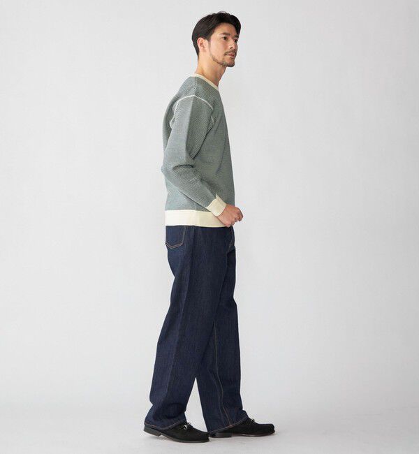 SHIPS「SHIPS: 〈手洗い可能〉ヒートボンディング ニット スウェット」|ニット・セーター|