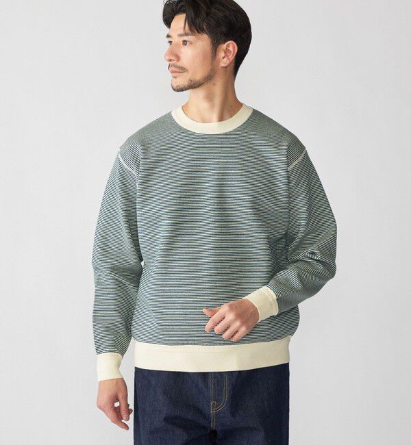 SHIPS「SHIPS: 〈手洗い可能〉ヒートボンディング ニット スウェット」|ニット・セーター|