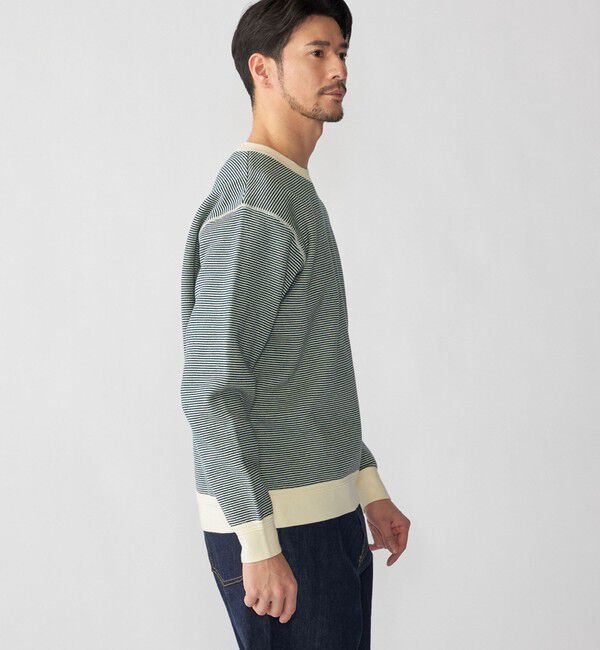 SHIPS「SHIPS: 〈手洗い可能〉ヒートボンディング ニット スウェット」|ニット・セーター|