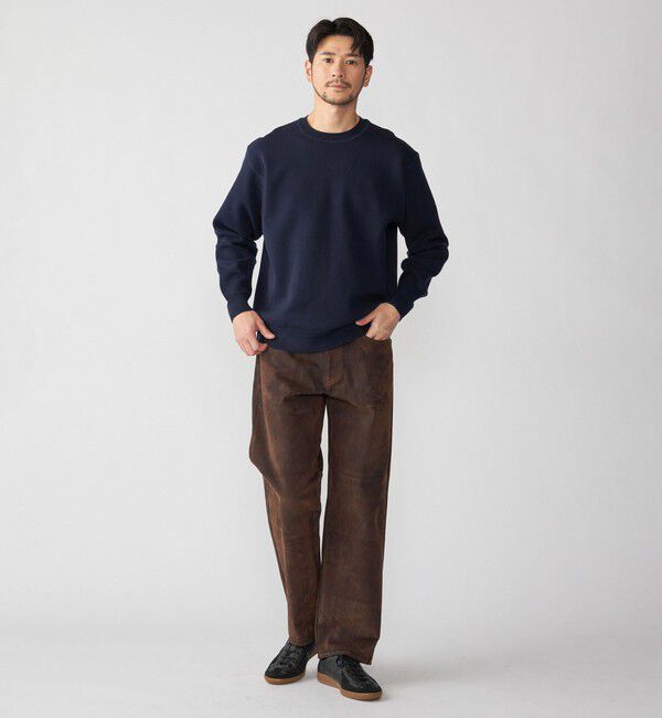 SHIPS「SHIPS: 〈手洗い可能〉ヒートボンディング ニット スウェット」|ニット・セーター|