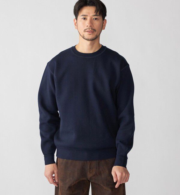 SHIPS「SHIPS: 〈手洗い可能〉ヒートボンディング ニット スウェット」|ニット・セーター|