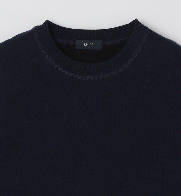 SHIPS「SHIPS: 〈手洗い可能〉ヒートボンディング ニット スウェット」|ニット・セーター|