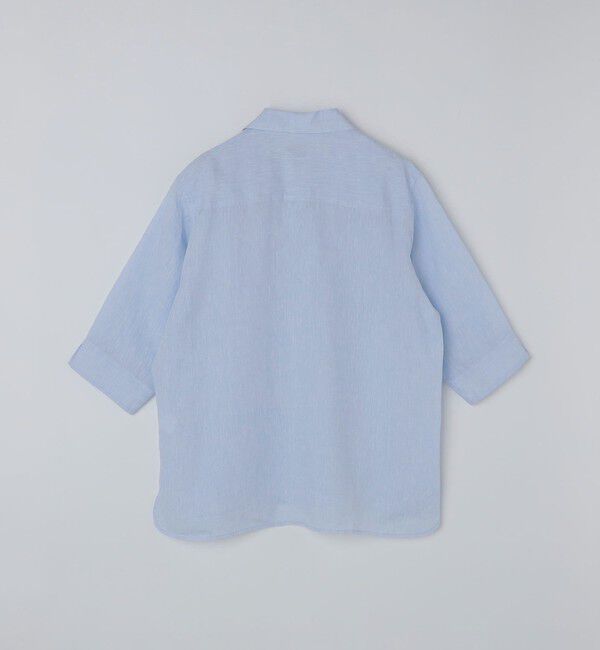 SHIPS Colors 「《予約》SHIPS Colors:ユーロリネン カプリ シャツ◆」|シャツ・ブラウス|