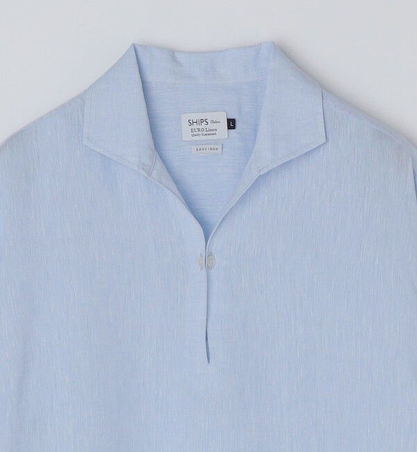 SHIPS Colors 「《予約》SHIPS Colors:ユーロリネン カプリ シャツ◆」|シャツ・ブラウス|