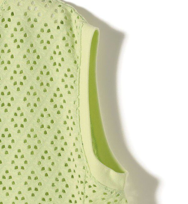 SHIPS for women「《予約》〈手洗い可能〉アイレット ノースリーブ フレア プルオーバー」|Tシャツ・カットソー|