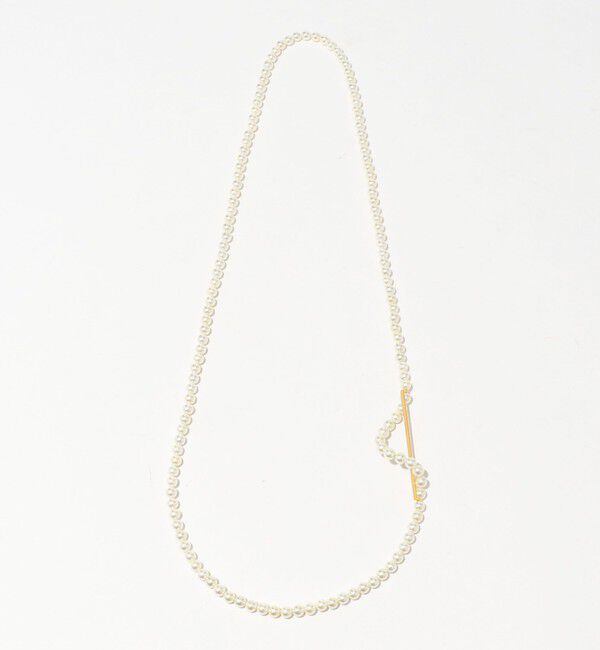 TOMORROWLAND GOODS「【別注】januka  ATTACHMENT WITH PARTS BAR パールネックレス」|ネックレス|