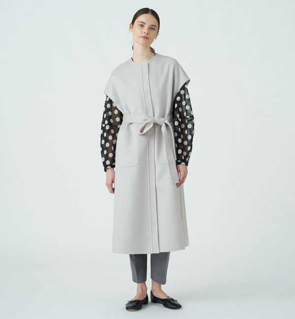 TOMORROWLAND collection「ウールカシミヤライトリバー ベルテッドロングジレ」|その他|