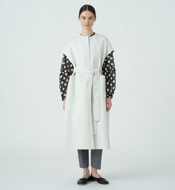 TOMORROWLAND collection「ウールカシミヤライトリバー ベルテッドロングジレ」|その他|