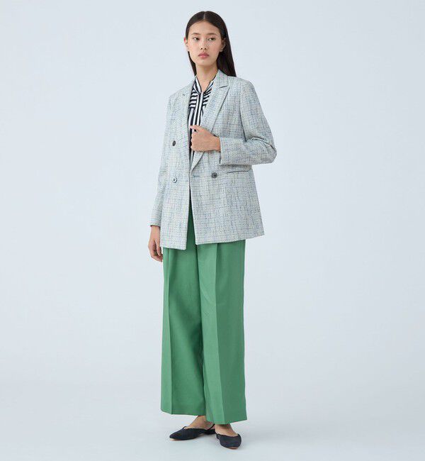 TOMORROWLAND collection「ファンシーテープ ダブルブレストジャケット」|テーラードジャケット|