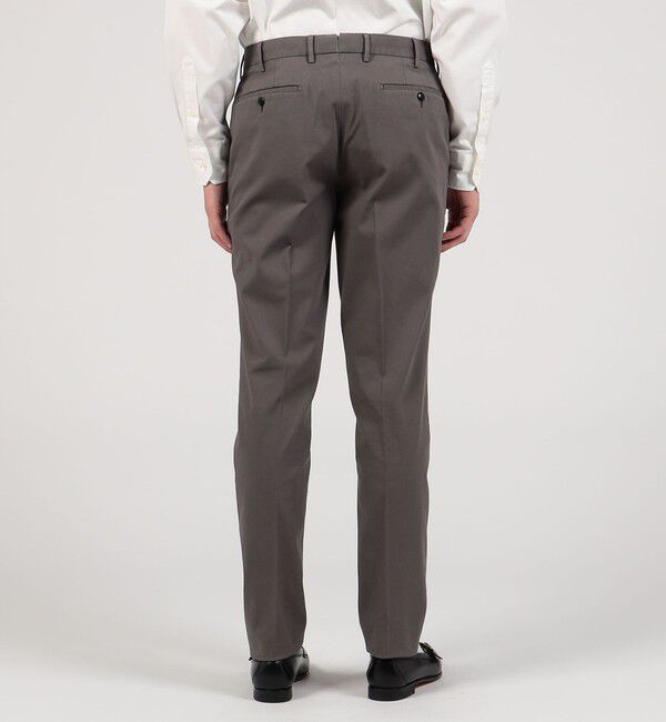 TOMORROWLAND MENS「コットンピケ スリムストレートパンツ」|チノ|