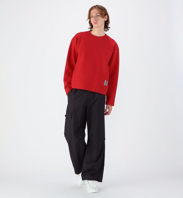 CABaN「CABaN ウールコットンダブルフェイス クルーネックプルオーバー」|スウェット・ジャージ|