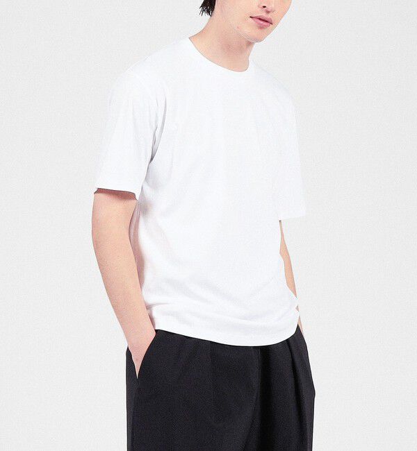 TOMORROWLAND MENS「40ゲージコットンジャージー クルーネックプルオーバー」|Tシャツ・カットソー|