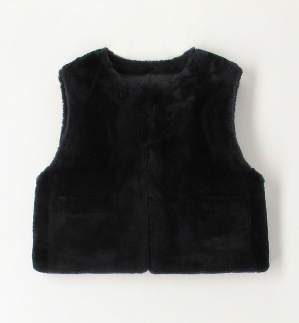 TOMORROWLAND collection「ナッパランムートン リムーバルカラージレ」|ダウンベスト・ベスト|