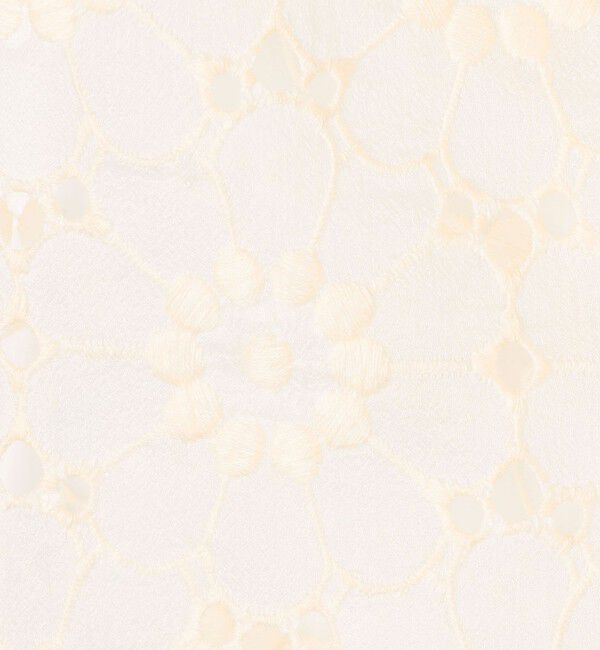 Ballsey「エンブロイダリーオーガンザ ウエストギャザーブラウス」|シャツ・ブラウス|