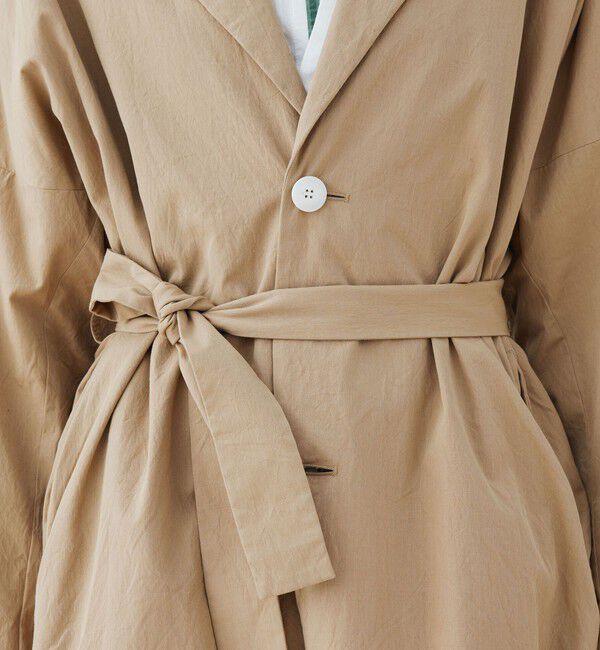 GALERIE VIE「パラシュートクロス チェスターコート」|チェスターコート|