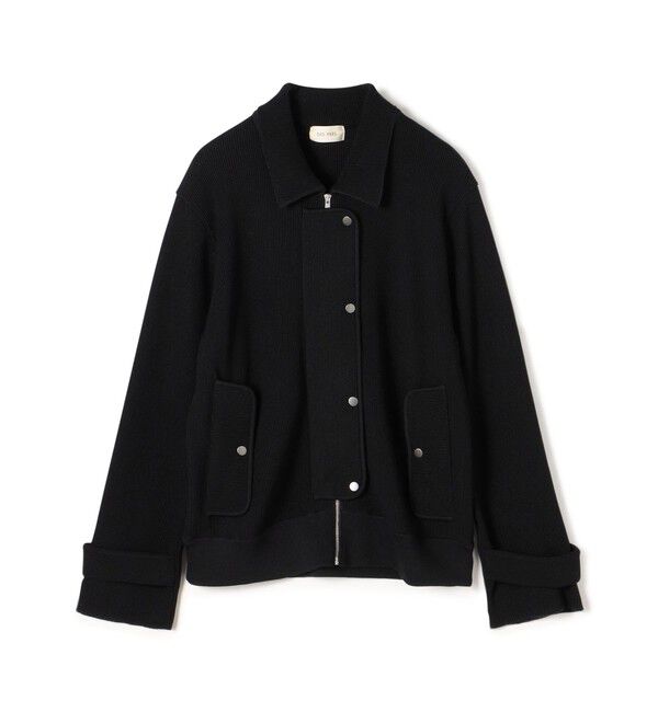 DES PRES「レーヨンナイロンタックステッチ ブルゾン」|ブルゾン・スタジャン|19 ブラック