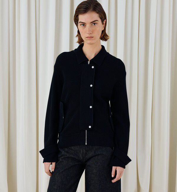 DES PRES「レーヨンナイロンタックステッチ ブルゾン」|ブルゾン・スタジャン|