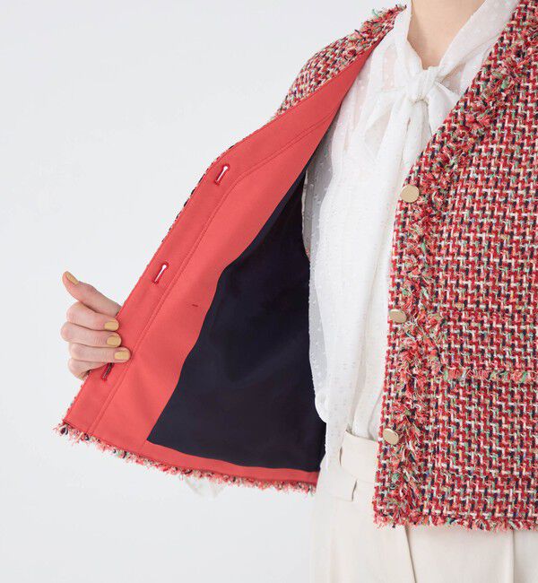 Ballsey「Acerola Vネックショートジレ」|ベスト・ジレ|