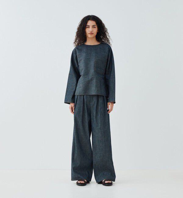 GALERIE VIE「ステイブルーデニム プルオーバーシャツ」|シャツ・ブラウス|