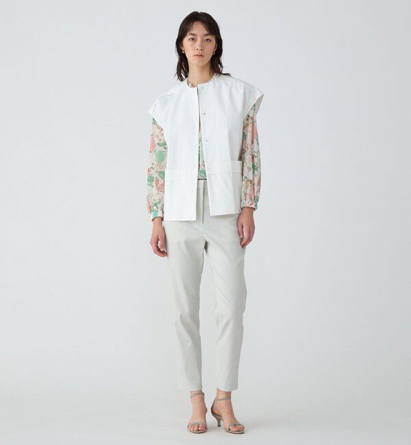 TOMORROWLAND collection「コットンカツラギ ベルテッドジレ」|ベスト・ジレ|