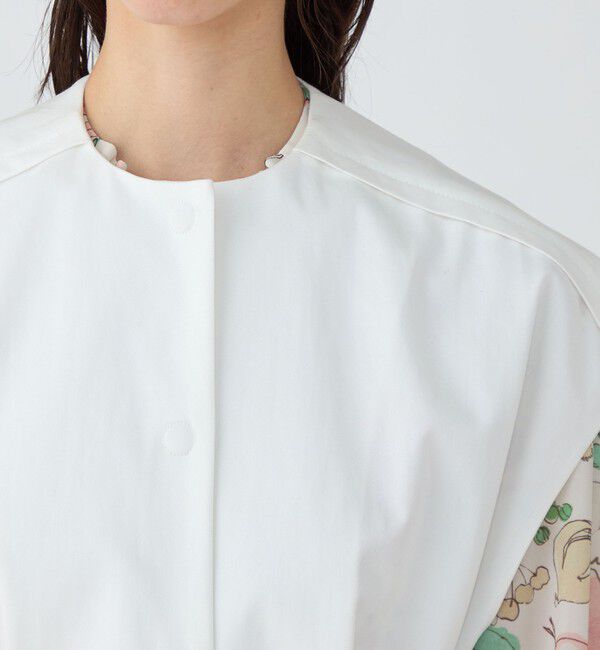 TOMORROWLAND collection「コットンカツラギ ベルテッドジレ」|ベスト・ジレ|