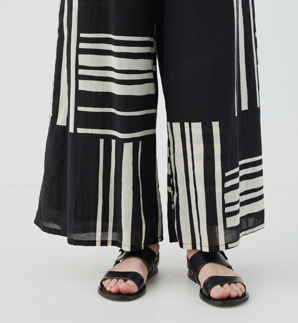 GALERIE VIE「ランドレイヤープリント イージーワイドパンツ」|その他|